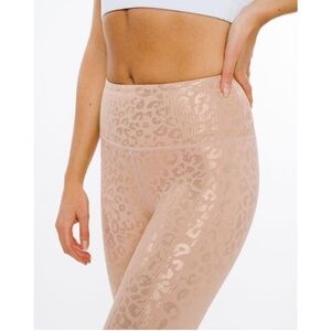 Zyia pink leopard leggings